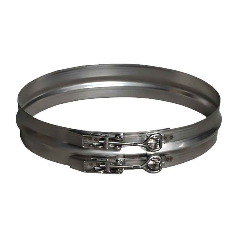Dubultsienu izolēto dūmvadu savienošanas skava Ø200 50mm – IOZWN200