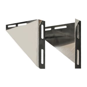 Dubultsienu izolētā dūmvada konsoles sienas stiprinājumi 250x250mm - IWSP1-250X250