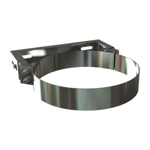 Dubultsienu izolētā dūmvada sienas stiprinājums Ø280 50-125mm distancei no sienas - IOSW280-IWSO-50-125