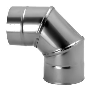Skursteņa čaulas līkums 90° Ø225 (1mm) - WKSK225-90