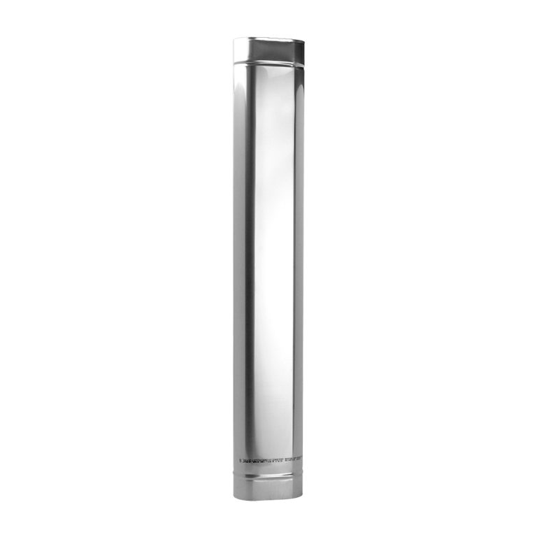 Ovālā skursteņa čaula 1m 110×230 (1mm) – ORK110X230-1