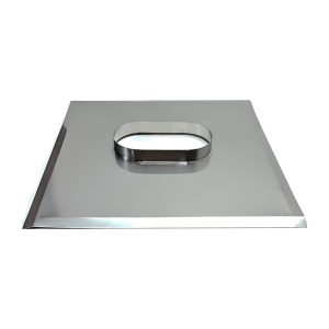 Skursteņa nosedze ar paaugstinātu izeju 120x240 ovālajai čaulai 50x50cm - OBKKL140X260-50X50