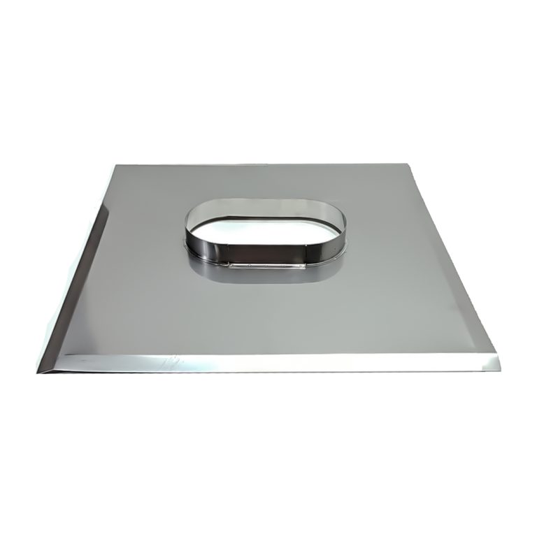 Skursteņa nosedze ar paaugstinātu izeju 100×200 ovālajai čaulai 50x50cm – OBKKL120X220-50X50