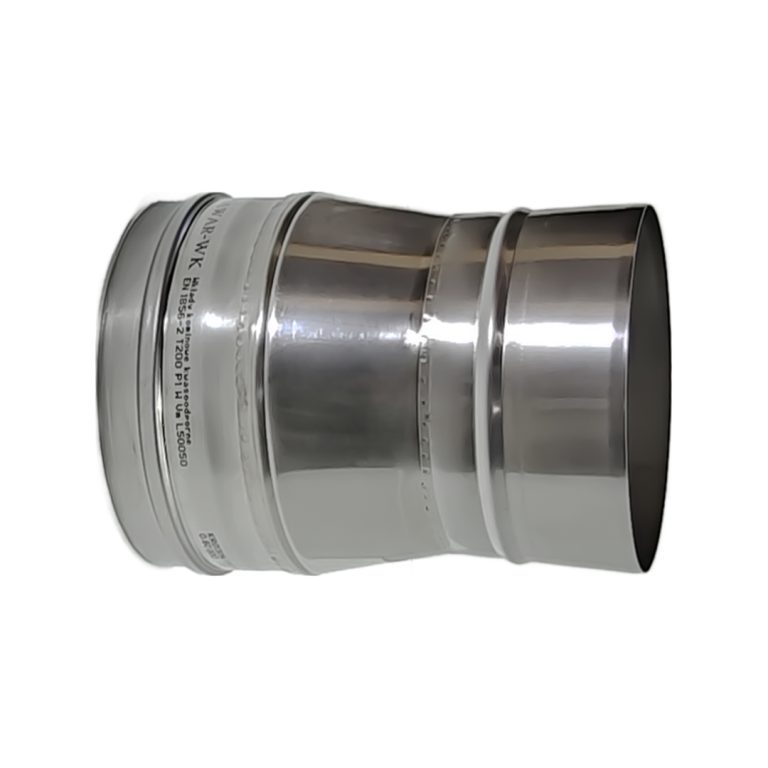 Viensienu skursteņa čaulas adapteris – pāreja kondensācijas katliem no Ø150 uz Ø80+ – KRO150/80