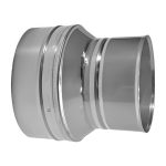 Skursteņa čaulas adapteris – pāreja no Ø300 uz Ø130+ (1mm) – WROK300/130