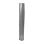 Skursteņa čaula 1m Ø100 ar revīziju vidū (1mm) – WRRK100-1