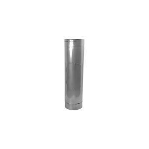 Skursteņa čaula 0.5m Ø160 ar revīziju vidū (1mm) - WRRK160-0,5