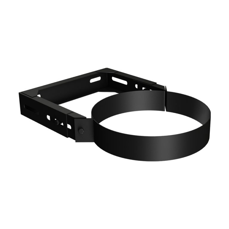 Smooth dubultsienu dūmvada sienas stiprinājums Ø300 425-500mm distancei no sienas – IOSWM300-IWSOM-425-500-SM