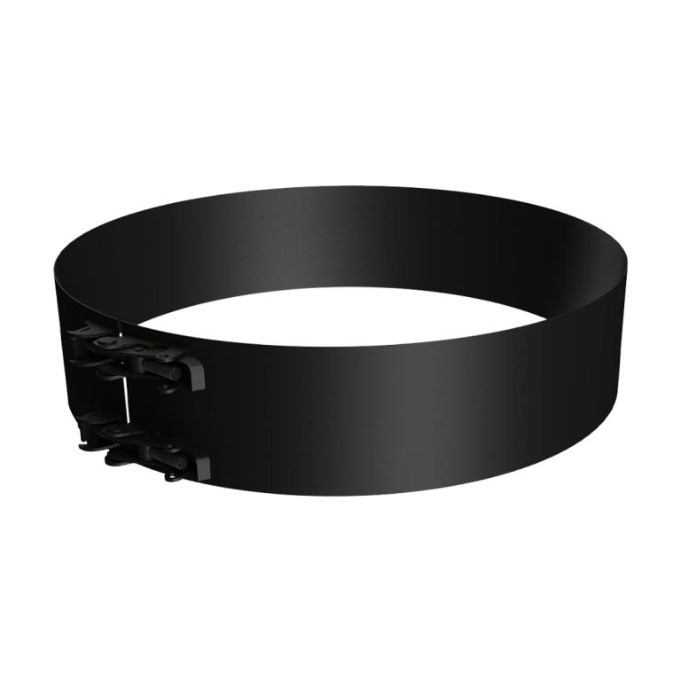 Smooth dubultsienu dūmvadu savienošanas skava Ø250 50mm – AOZM250-SM