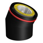 Aero trīssienu dūmvada līkums 27° Ø150/280 – AEKM150-27